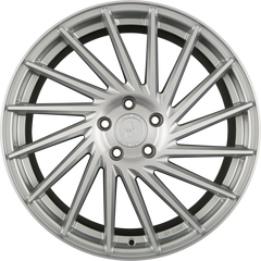 Keskin KT17 Hurricane Silver Front Polish (SFP) Alufelge 8x18 Zoll ET45 LK 5x108 ML72.6