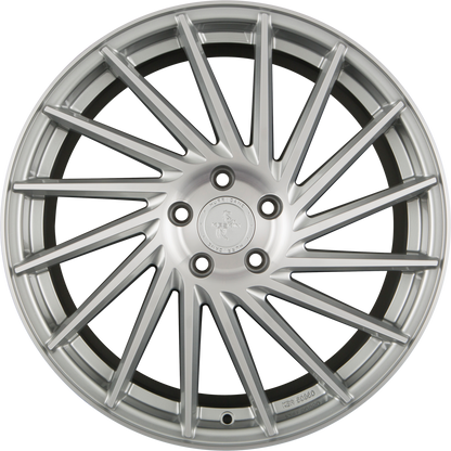 Keskin KT17 Hurricane Silver Front Polish (SFP) Alufelge 8x18 Zoll ET45 LK 5x108 ML72.6