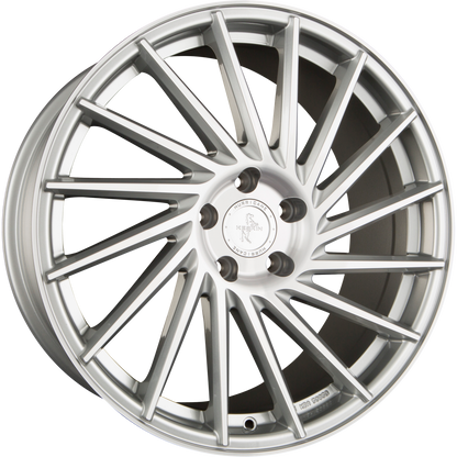 Keskin KT17 Hurricane Silver Front Polish (SFP) Alufelge 8x18 Zoll ET45 LK 5x108 ML72.6 – Bild 2