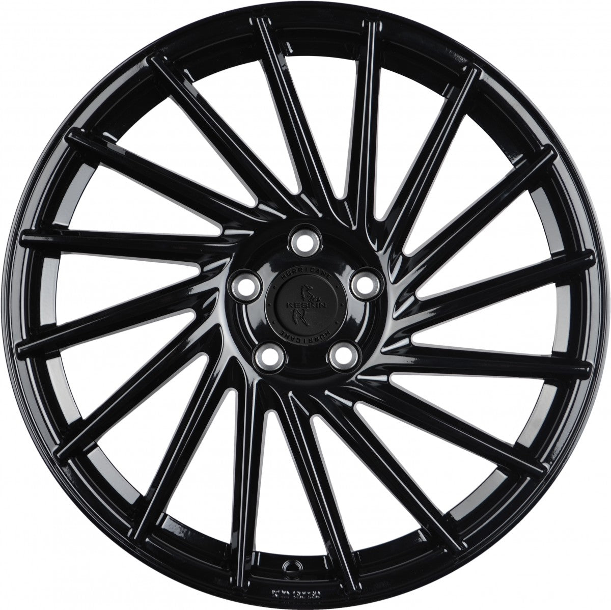 Keskin KT17 Hurricane matt black painted Alufelge 8.5x19 Zoll ET45 LK 5x108 ML72.6 – Bild 2