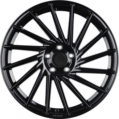 Keskin KT17 Hurricane matt black painted Alufelge 8.5x19 Zoll ET45 LK 5x108 ML72.6 – Bild 2