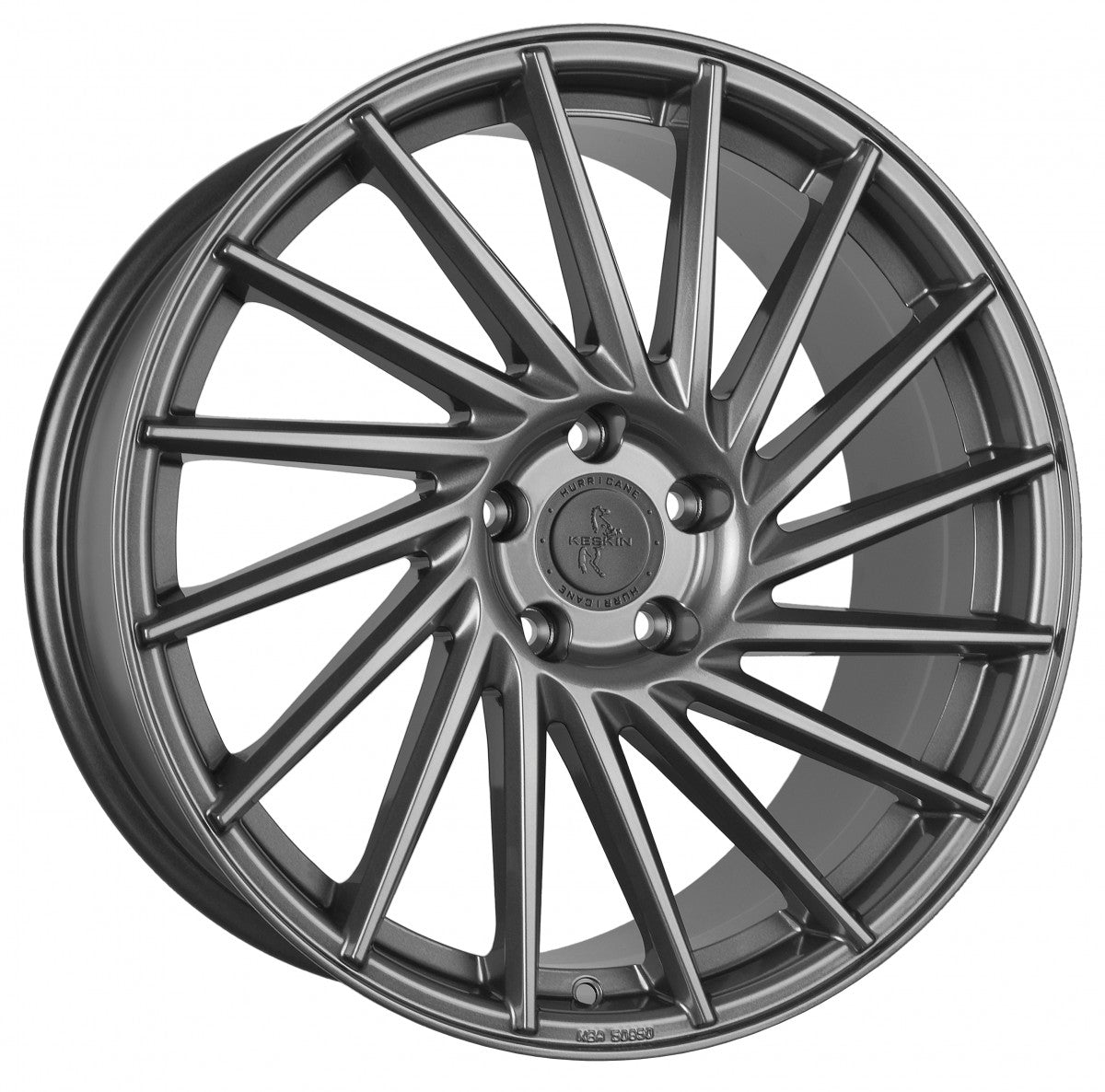 Keskin KT17 Hurricane palladium painted Alufelge 8.5x19 Zoll ET45 LK 5x112 ML72.6