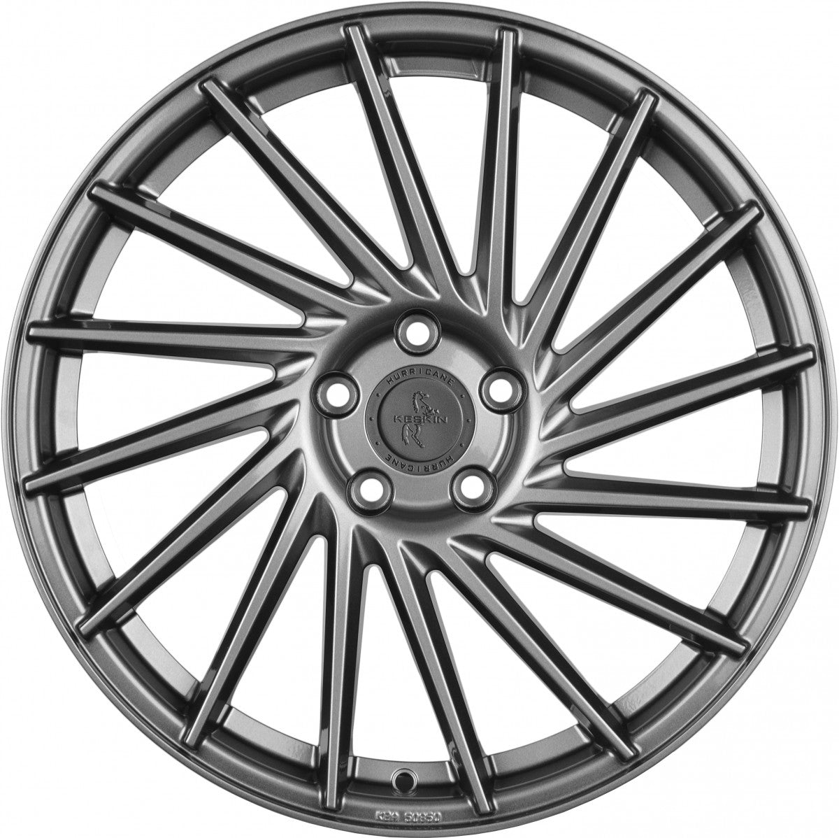 Keskin KT17 Hurricane palladium painted Alufelge 8.5x19 Zoll ET45 LK 5x112 ML72.6 – Bild 2