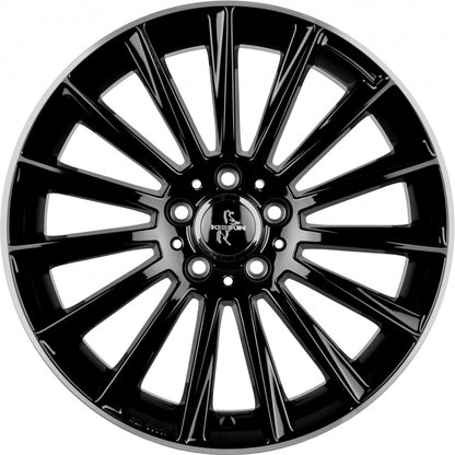 Keskin KT18 Turbo black lip polish Alufelge 8.5x19 Zoll ET30 LK 5x112 ML72.6 – Bild 2