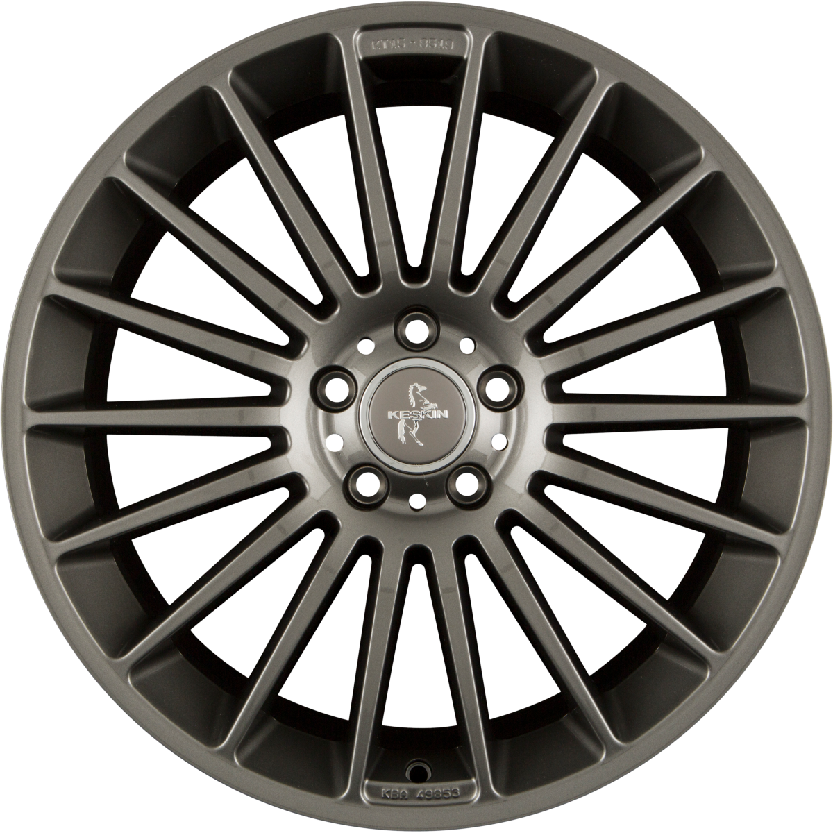 Keskin KT15 Speed Palladium Painted (PP) Alufelge 8x18 Zoll ET30 LK 5x112 ML66.6