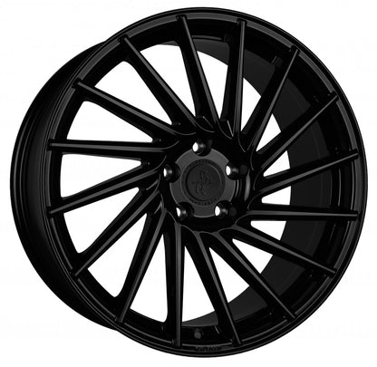 Keskin KT17 Hurricane matt black painted Alufelge 9.5x21 Zoll ET50 LK 5x112 ML66.6