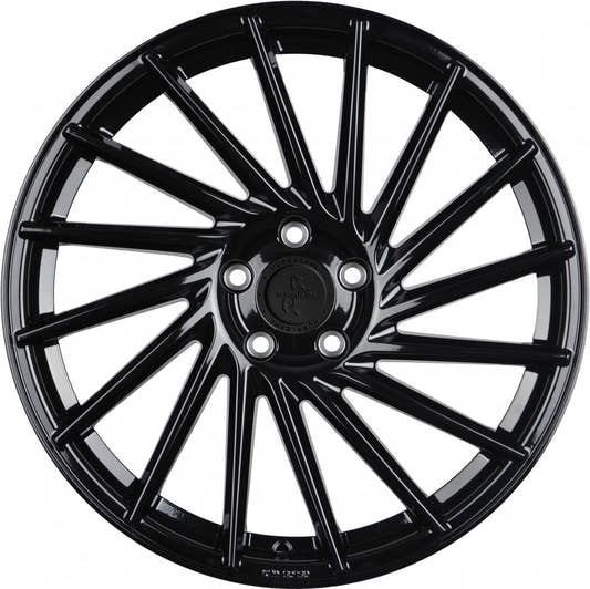 Keskin KT17 Hurricane matt black painted Alufelge 9.5x21 Zoll ET50 LK 5x112 ML66.6 – Bild 2