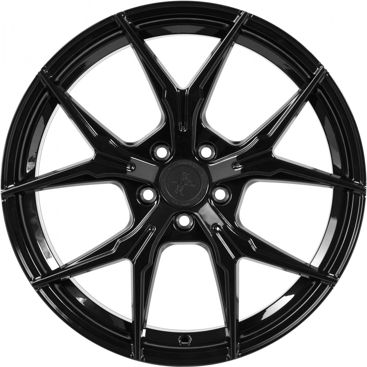 Keskin KT19 Angel black painted Alufelge 8.5x19 Zoll ET30 LK 5x112 ML72.6 – Bild 2