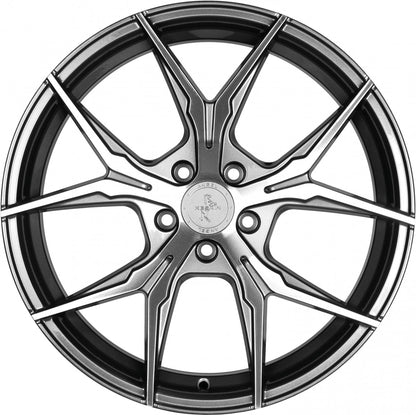 Keskin KT19 Angel palladium front polish Alufelge 8.5x19 Zoll ET45 LK 5x112 ML72.6 – Bild 2