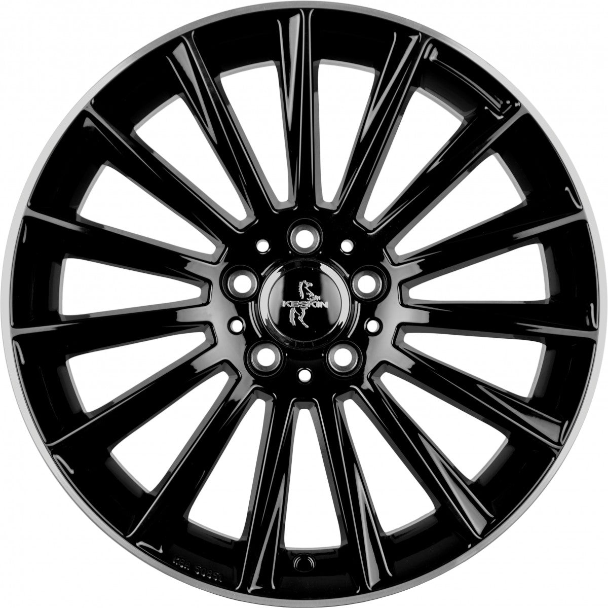 Keskin KT18 Turbo black lip polish Alufelge 8.5x20 Zoll ET42 LK 5x112 ML66.6 – Bild 2
