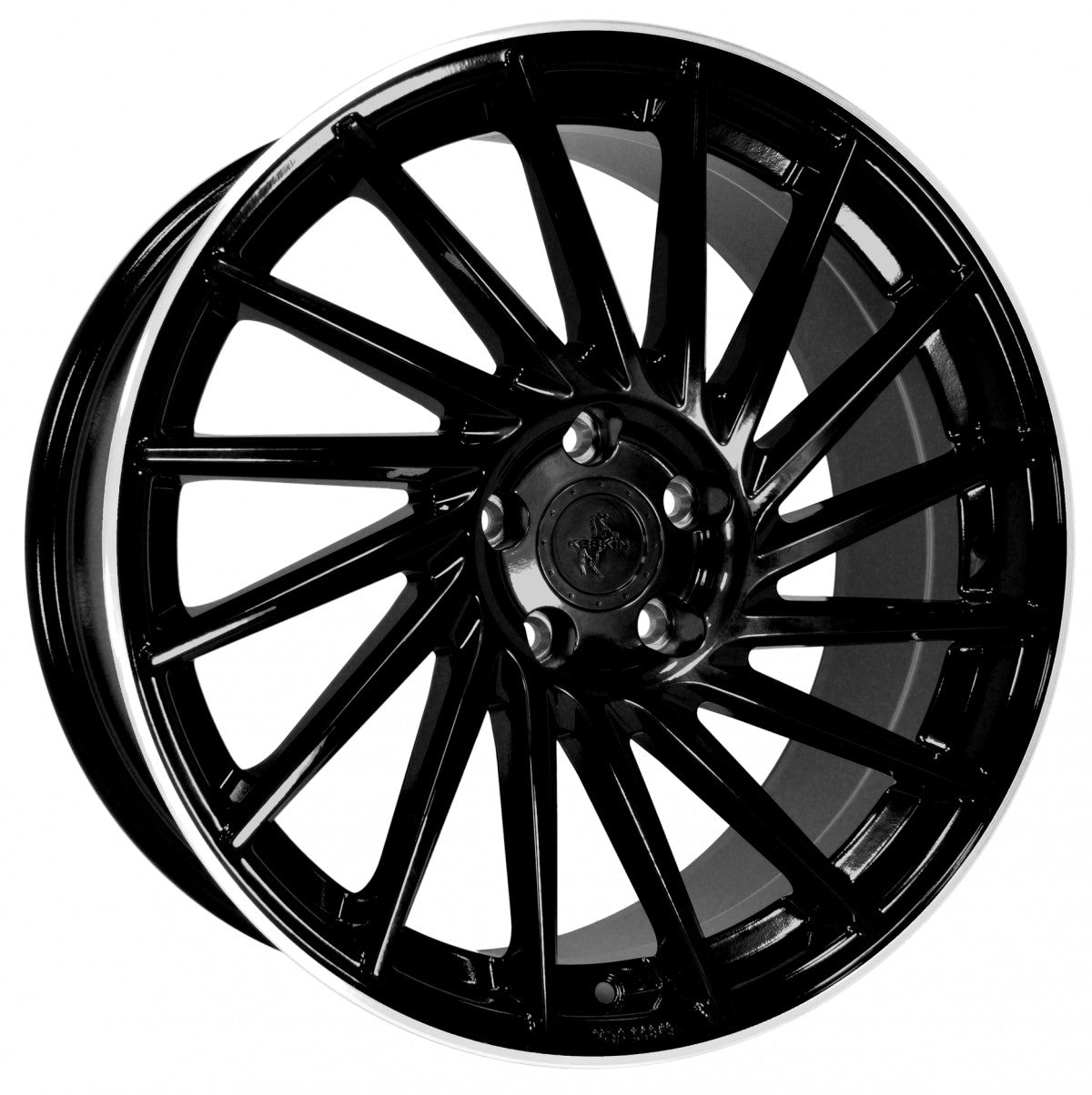 Keskin KT17 Hurricane black lip polish Alufelge 8.5x19 Zoll ET30 LK 5x112 ML72.6