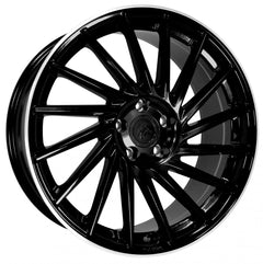 Keskin KT17 Hurricane black lip polish Alufelge 8.5x19 Zoll ET30 LK 5x112 ML72.6