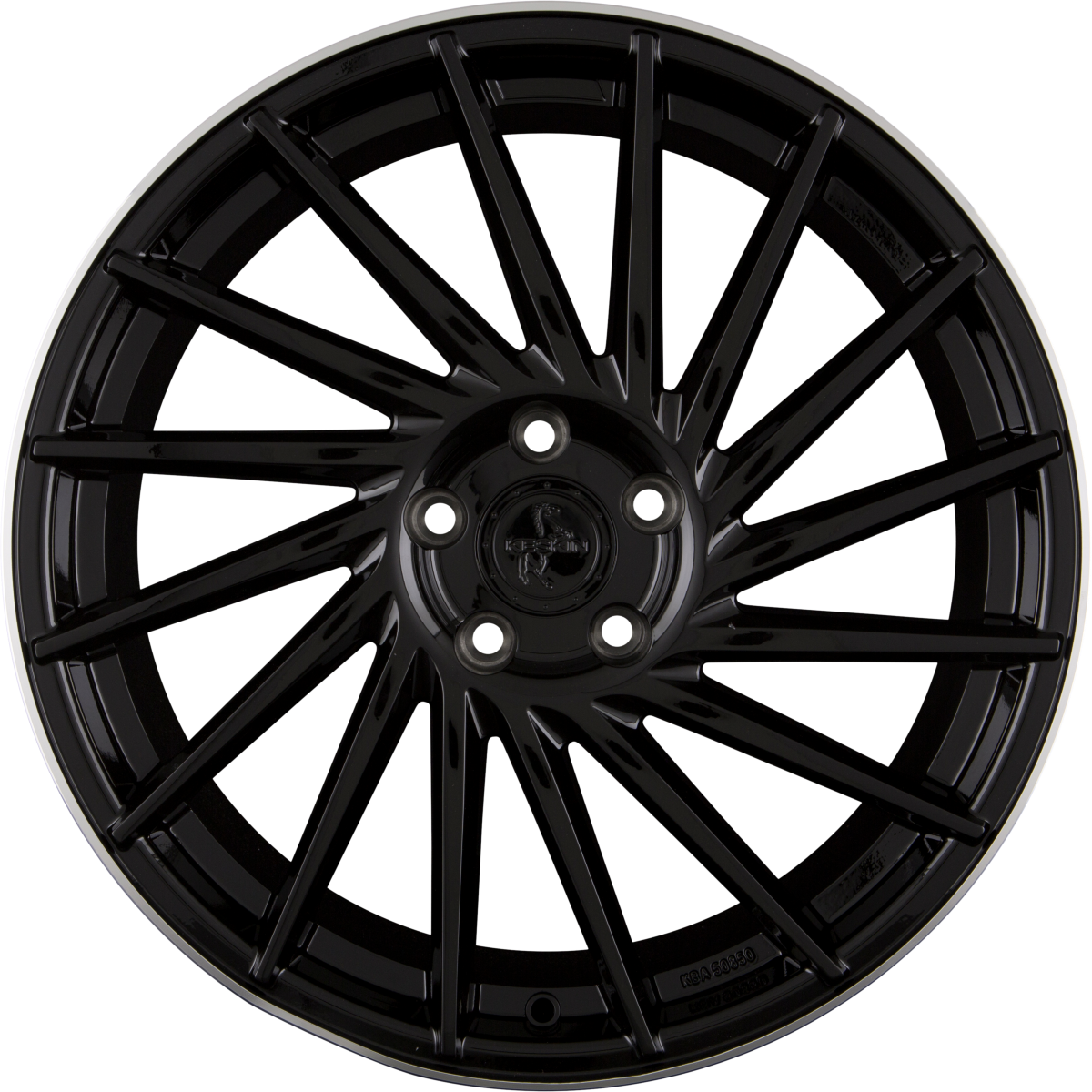 Keskin KT17 Hurricane black lip polish Alufelge 8.5x19 Zoll ET35 LK 5x120 ML72.6 – Bild 3