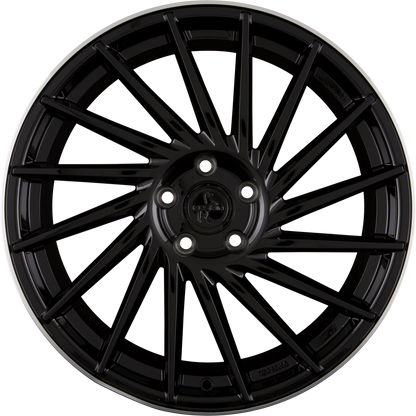 Keskin KT17 Hurricane black lip polish Alufelge 8.5x19 Zoll ET35 LK 5x120 ML72.6 – Bild 3