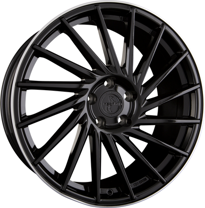 Keskin KT17 Hurricane black lip polish Alufelge 8.5x19 Zoll ET35 LK 5x120 ML72.6 – Bild 4