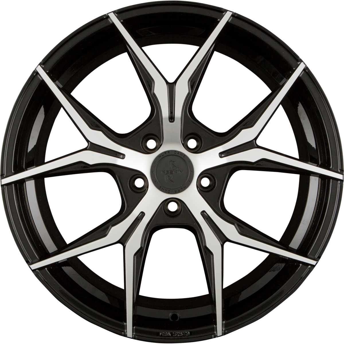 Keskin KT19 Angel black front polish Alufelge 8x18 Zoll ET45 LK 5x108 ML72.6 – Bild 3