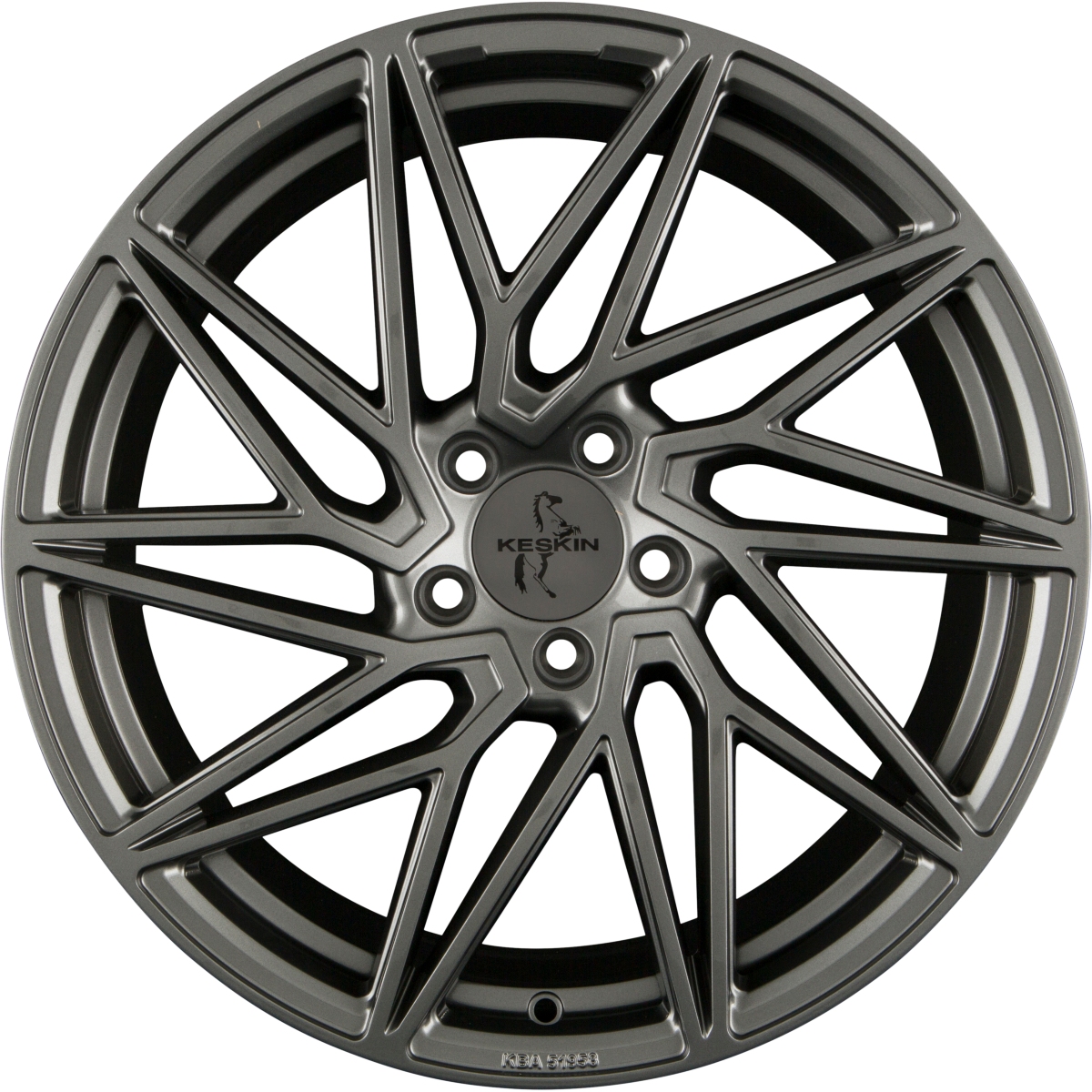 Keskin KT20 Future Palladium Painted (PP) Alufelge 8.5x19 Zoll ET40 LK 5x114.3 ML72.6