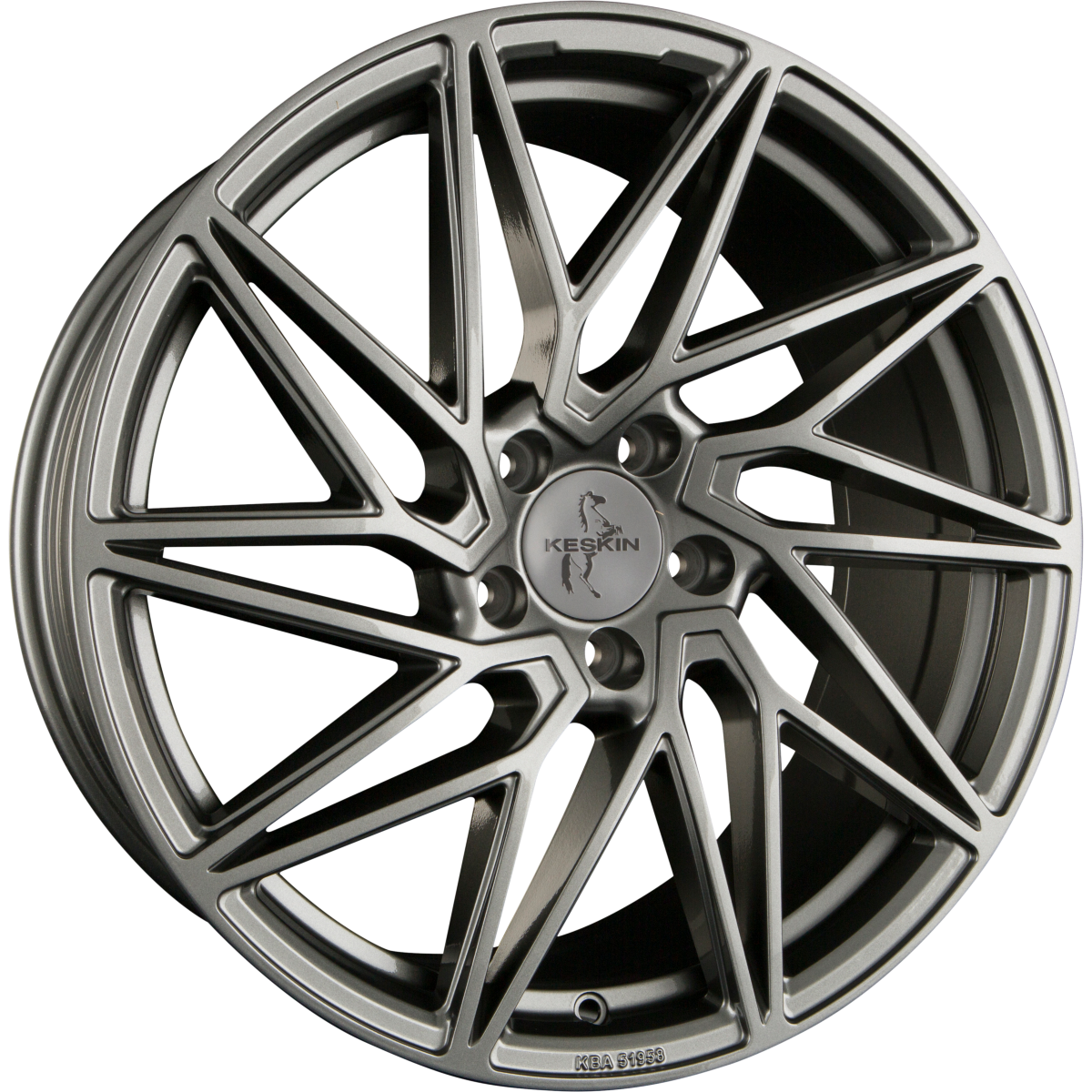 Keskin KT20 Future Palladium Painted (PP) Alufelge 8.5x19 Zoll ET40 LK 5x114.3 ML72.6 – Bild 2