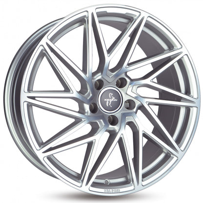 Keskin KT20 Future palladium front polish Alufelge 8x18 Zoll ET45 LK 5x108 ML72.6