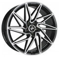 Keskin KT20 Future black front polish Alufelge 8x18 Zoll ET30 LK 5x112 ML72.6