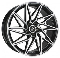 Keskin KT20 Future black front polish Alufelge 8x18 Zoll ET30 LK 5x112 ML72.6