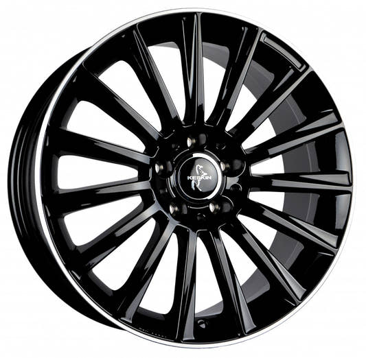 Keskin KT18 Turbo black lip polish Alufelge 8.5x20 Zoll ET30 LK 5x120 ML72.6