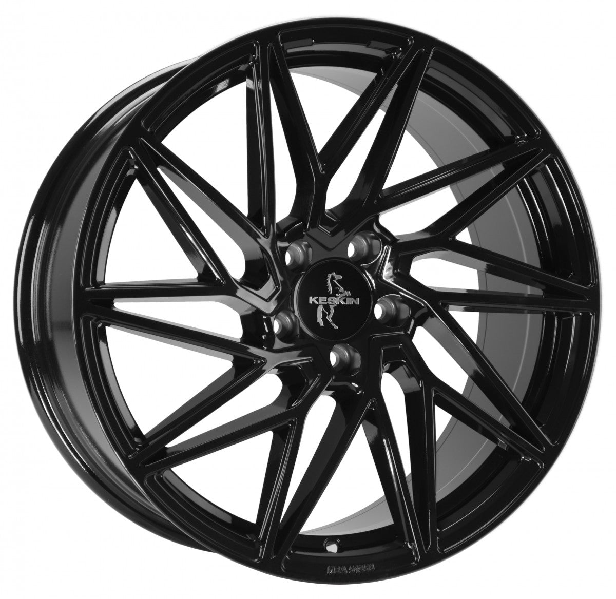 Keskin KT20 Future black painted Alufelge 8.5x20 Zoll ET30 LK 5x112 ML72.6