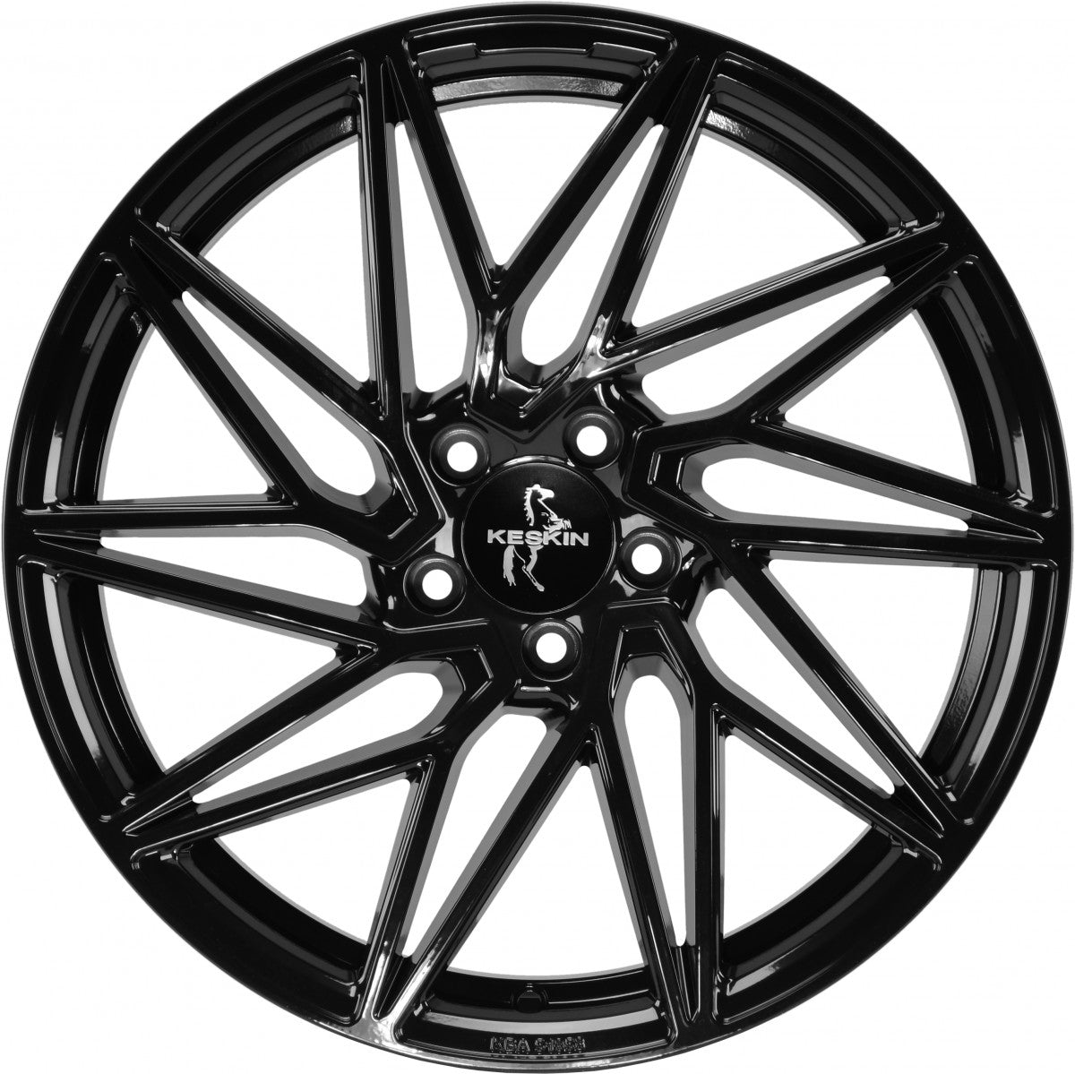 Keskin KT20 Future black painted Alufelge 8.5x20 Zoll ET30 LK 5x112 ML72.6 – Bild 2