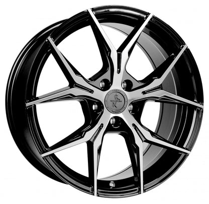 Keskin KT19 Angel black front polish Alufelge 8.5x19 Zoll ET35 LK 5x120 ML72.6