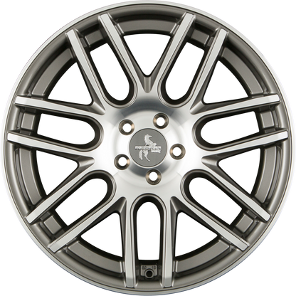 Keskin KT14 Concave Palladium Front Polished (PFP) Alufelge 8x19 Zoll ET30 LK 5x112 ML66.6