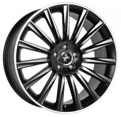 Keskin KT18 Turbo matt black lip polish Alufelge 8x18 Zoll ET30 LK 5x112 ML72.6