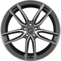 Keskin KT21 Elegant Palladium Front Polish (PFP) Alufelge 8.5x20 Zoll ET42 LK 5x112 ML66.6