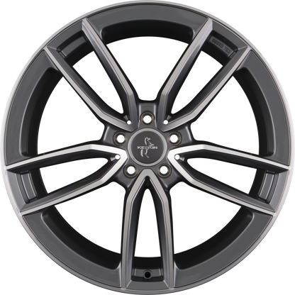 Keskin KT21 Elegant Palladium Front Polish (PFP) Alufelge 8.5x20 Zoll ET42 LK 5x112 ML66.6