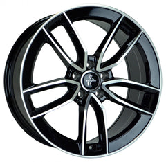 Keskin KT21 Elegant black front polish Alufelge 8.5x20 Zoll ET30 LK 5x112 ML66.6