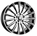 Keskin KT18 Turbo black front polish Alufelge 7x17 Zoll ET48 LK 5x108 ML72.6