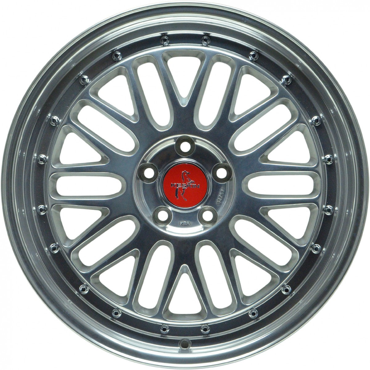 Keskin KT22 Retro high gloss Alufelge 8.5x19 Zoll ET45 LK 5x108 ML72.6 – Bild 2