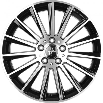 Keskin KT18 Turbo black front polish Alufelge 10x22 Zoll ET58 LK 5x130 ML84.1 – Bild 2