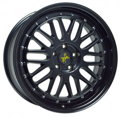 Keskin KT22 Retro matt black painted Alufelge 8x18 Zoll ET45 LK 5x112 ML72.6