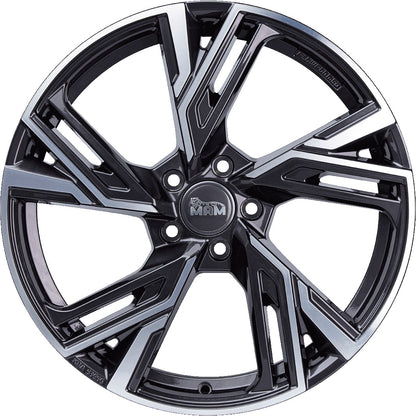 MAM RS5 paladium front polish Alufelge 8x18 Zoll ET45 LK 5x112 ML66.5 – Bild 2