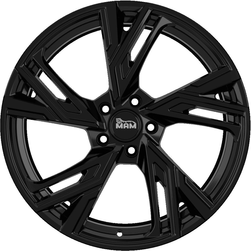 MAM RS5 black painted Alufelge 8x18 Zoll ET40 LK 5x108 ML72.6 – Bild 2