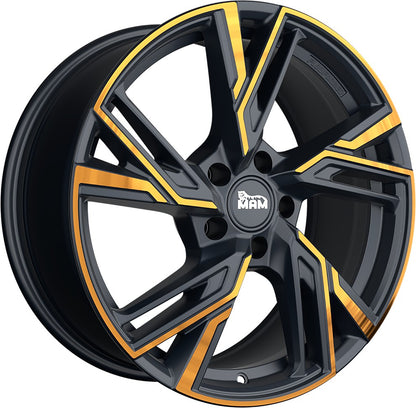 MAM RS5 matt black front copper Alufelge 8.5x20 Zoll ET45 LK 5x114.3 ML72.6