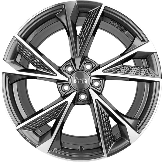 MAM RS6 paladium front polish Alufelge 8.5x20 Zoll ET40 LK 5x108 ML72.6 – Bild 2