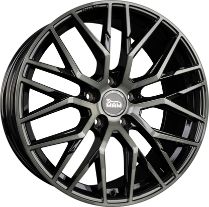 MAM RS4 Gun Metal Brushed (GMB) Alufelge 8x18 Zoll ET45 LK 5x112 ML72.6 – Bild 2