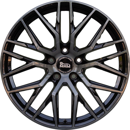 MAM RS4 gun metal brushed Alufelge 8.5x19 Zoll ET40 LK 5x114.3 ML72.6 – Bild 2