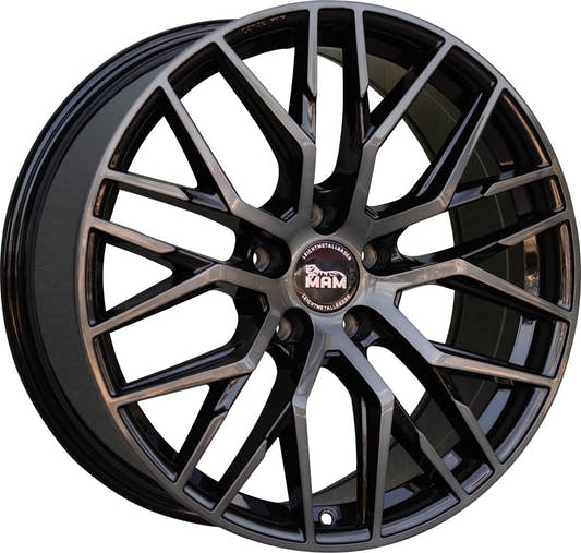 MAM RS4 gun metal brushed Alufelge 8.5x20 Zoll ET30 LK 5x112 ML72.6