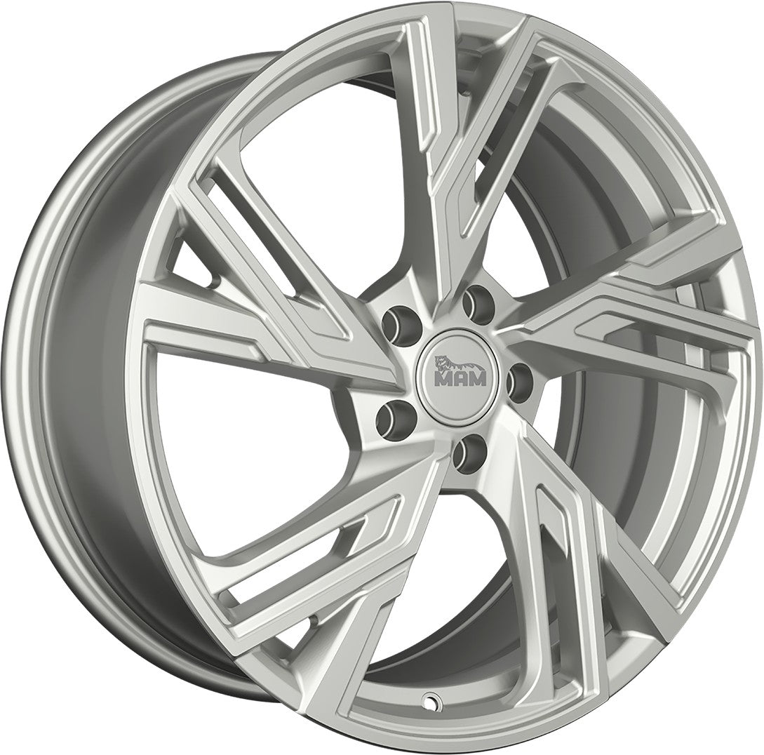 MAM RS5 silver painted Alufelge 8.5x20 Zoll ET30 LK 5x112 ML66.6