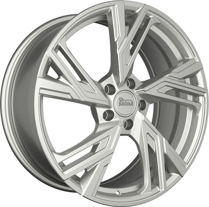 MAM RS5 silver painted Alufelge 8.5x20 Zoll ET30 LK 5x112 ML66.6