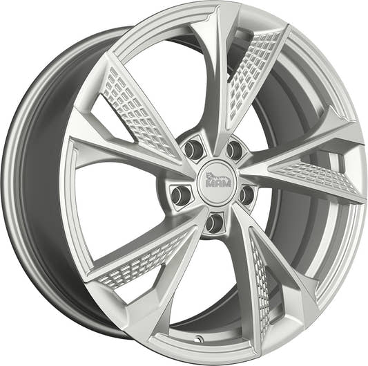 MAM RS6 silver painted Alufelge 7.5x17 Zoll ET35 LK 5x100 ML63.4
