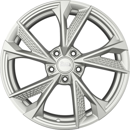 MAM RS6 silver painted Alufelge 8x18 Zoll ET40 LK 5x108 ML72.6 – Bild 2