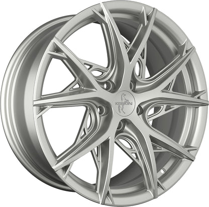 Keskin KT24 Thunder silver painted Alufelge 8.5x19 Zoll ET40 LK 5x108 ML72.6